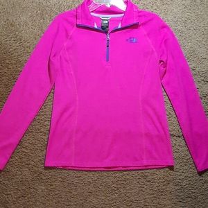 Long sleeve half zip women's athletic top